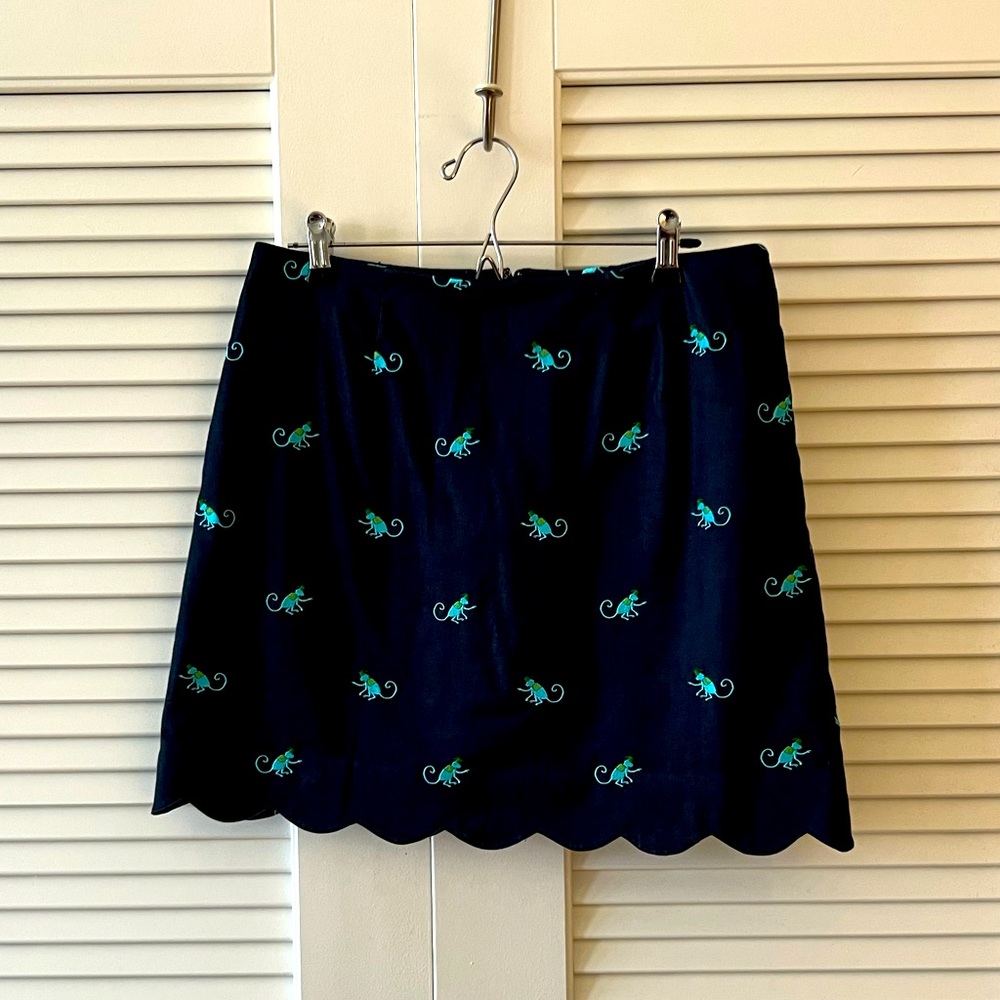 Vintage Lilly Pulitzer Skirt with Monkeys